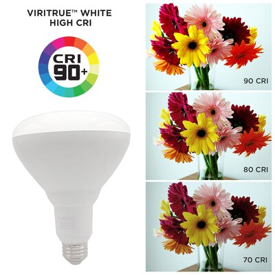 Viribright BR40 16 Watts Cool White LED Flood & Spot Bulb, 4/Pack (654655)
