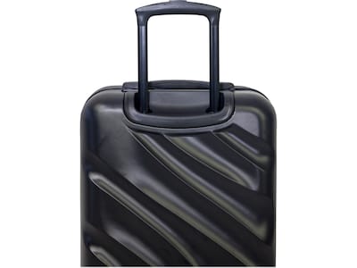 Geoffrey Beene Hardside Spinner Luggage Set, Black (GB23-2)