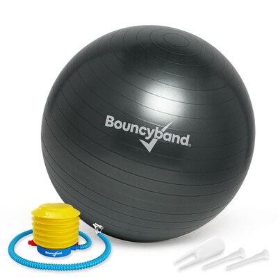 Bouncy Bands Balance Ball, 65cm, Dark Gray (BBAWBS65GY)
