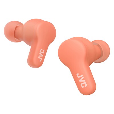 JVC Gumy Wireless Earbuds, Bluetooth, Peach (JVCHAA7T2P)