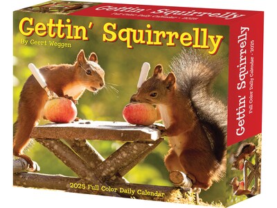 2025 Willow Creek Gettin Squirrelly 5.86 x 4.72 Day-to-Day Calendar (40850)