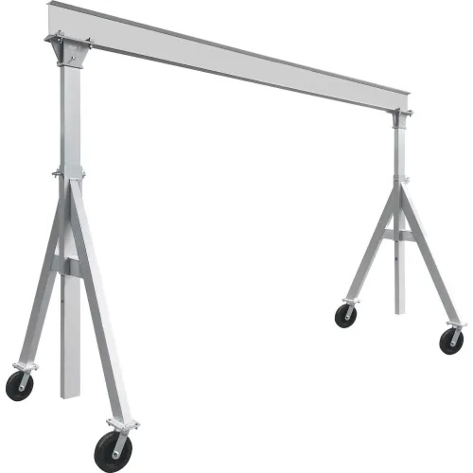 Global Industrial Height Adjustable Aluminum Gantry Crane, 12W x 96-12H, 4000 Lb. Capacity (B2262132)