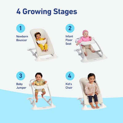 Graco JumpStart 4-in-1 Activity Bouncer, Wren (2203028)