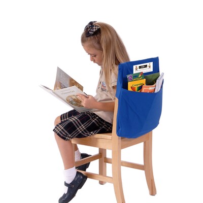 Seat Sack Seat Storage, 16" x 9" x 2.5", Blue, 10/Pack (00114BUNDLE)
