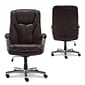 Serta Executive Ergonomic Faux Leather Executive Big & Tall Chair, 350 lb. Capacity, Roasted Chestnut (43502OSS)