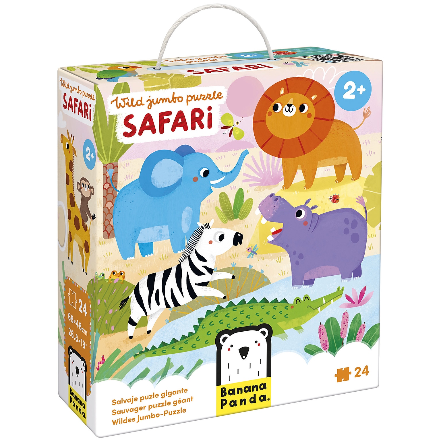 Banana Panda Safari Wild Jumbo 24-Piece Puzzle (BPN49348)