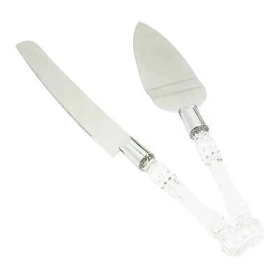 2 PC Cake Cutting Knife & Server Set