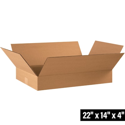 22 x 14 x 4 Shipping Boxes, 32 ECT, 25/Bundle (22144)