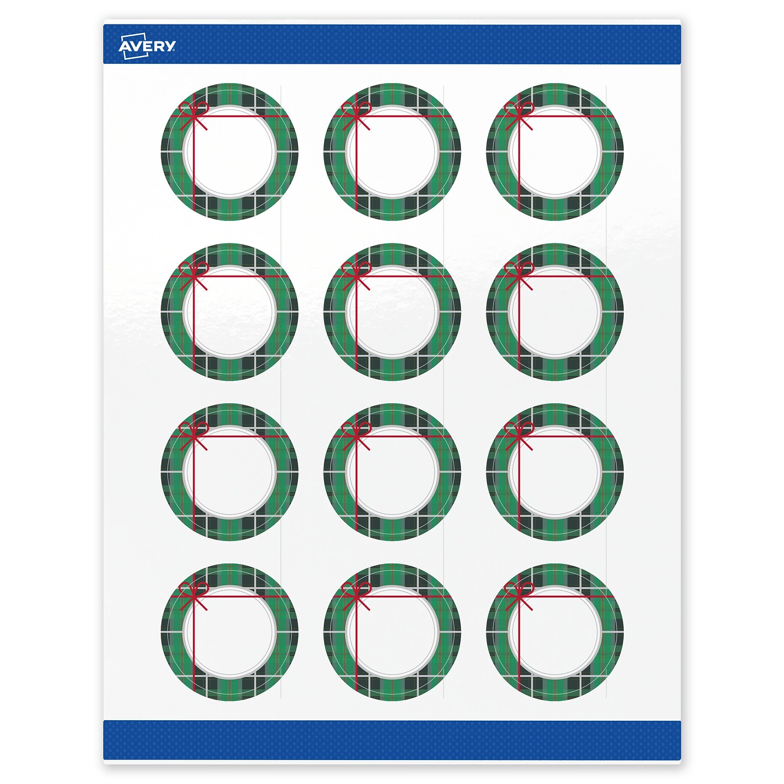 Avery Circle Multipurpose Labels, 2 Dia., White, 120/Pack (19479370411)