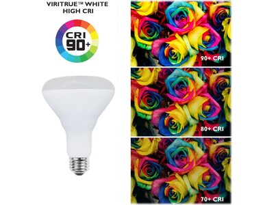 Viribright 8.5-Watt Cool White LED Floodlight Bulb, 8/Box (654695-8)