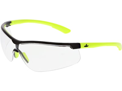 MCR Safety Klondike KD7 Anti-Fog Anti-Scratch Safety Glasses, Wraparound, Clear Lens (KD720DC)