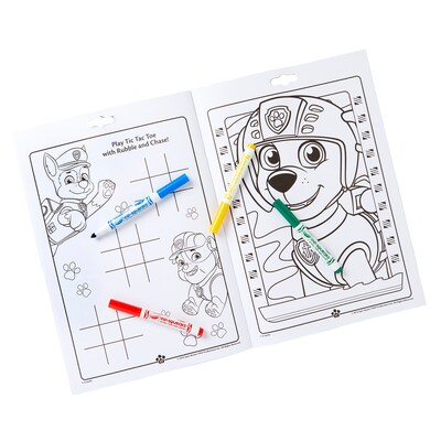 Crayola Coloring & Activity Pad with Markers, Paw Patrol, Pack of 3 (BIN46918-3)