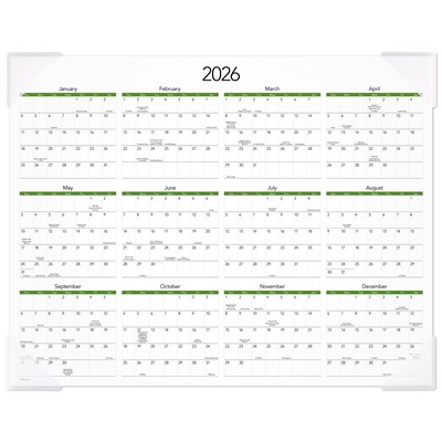 2026 AT-A-GLANCE Puppies 21.75" x 17" Monthly Desk Pad Calendar (DMD166-32-26)