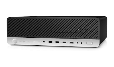 HP EliteDesk 800 G4 SFF Refurbished Desktop Computer, Intel Core i5-8500 3.0GHz, 16GB RAM, 256GB SSD, Windows 11 Pro
