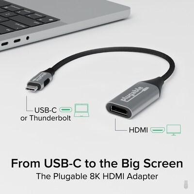 Plugable USB-C to HDMI Adapter (USBC-HDMI8K)