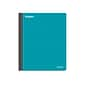 Staples Premium 3-Subject Notebook, 8.5" x 11", College Ruled, 150 Sheets, Teal (TR58333)