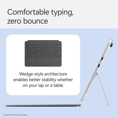 Microsoft Surface Pro 12" Keyboard Cover with Slim Pen 2, Slate (EP2-32750)