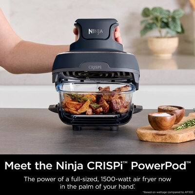 Ninja Crispi Portable Glass Air Fryer Cooking System (FN101GY)