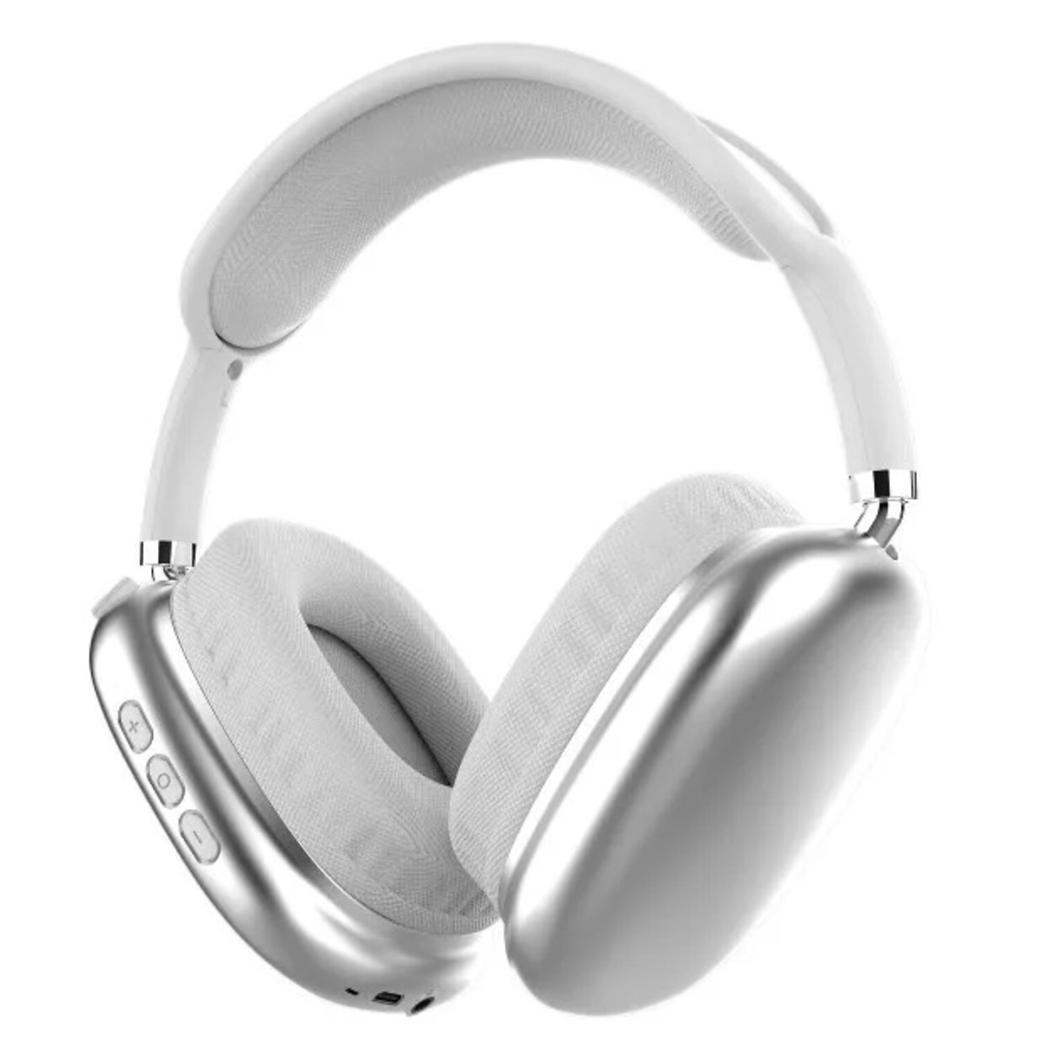 Supersonic IQ-170BT Wireless Active Noise Canceling Over-Ear Headphones, Bluetooth, Silver (IQ-170BT-SLV)