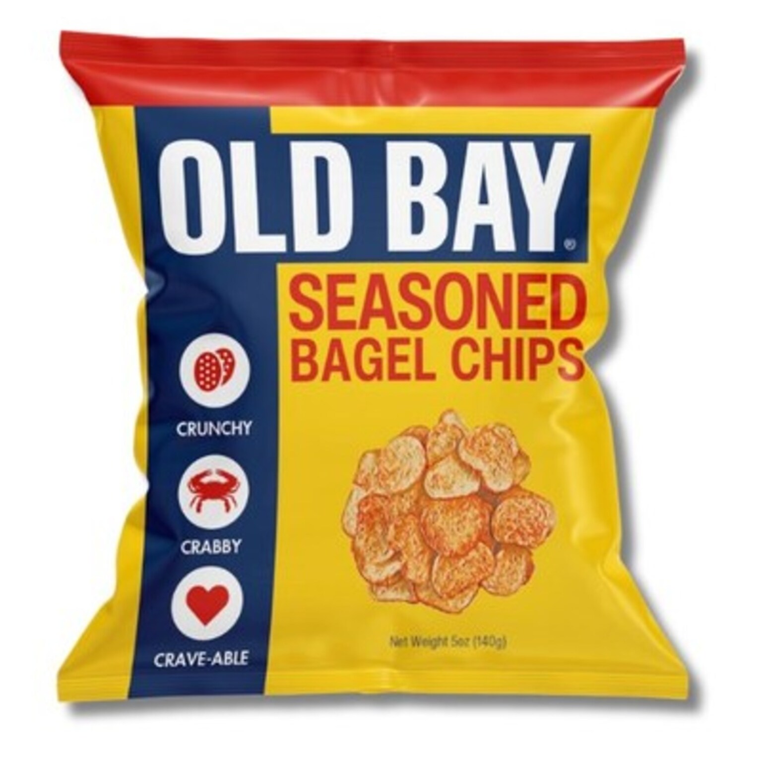 Old Bay Seasoned Bagel Chips, 1 oz., 48/Pack (220-02686)