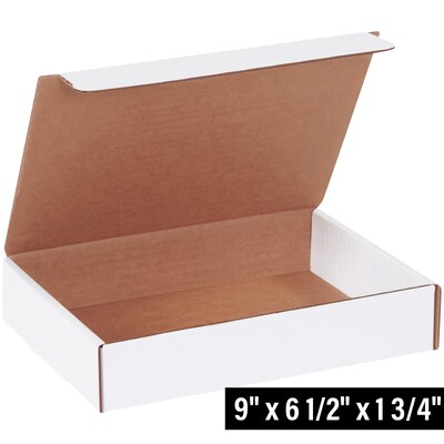 9 x 6 1/2 x 1 3/4 Literature Mailers, White, 50/Bundle (ML961)
