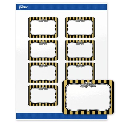 Avery Rectangle Laser/Inkjet Multipurpose Labels, 2 x 3, White, 80/Pack (19479370949)