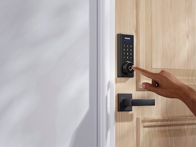 Philips Wi-Fi Smart Deadbolt Door Lock with Multiple Access Methods Including Fingerprint Reader