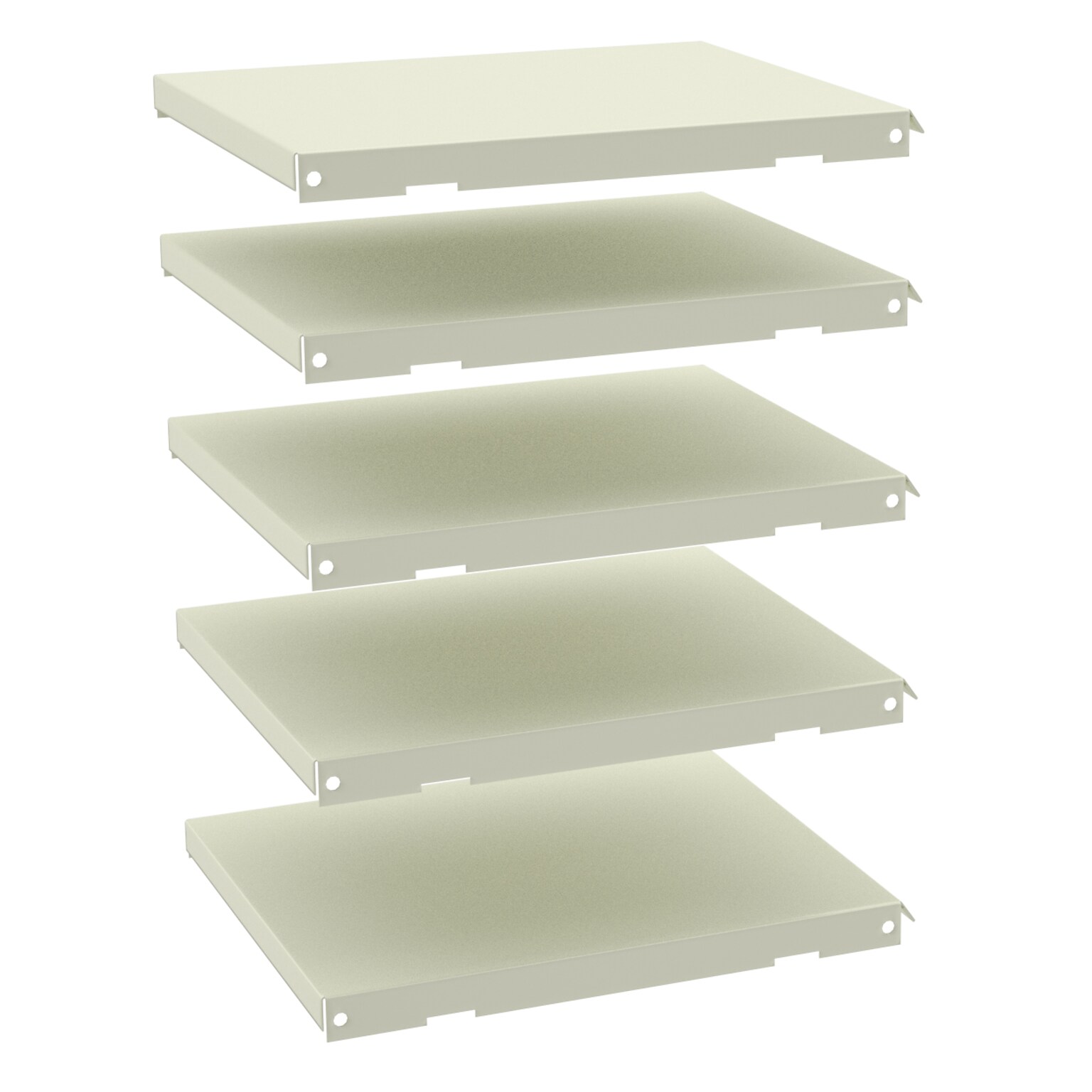 Tennsco Extra Tray for Legal Size Literature Sorter, Putty, 6/8H x 9 1/4W x 14 1/8D, 5/Ct