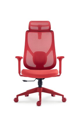 Raynor Group Torque Ergonomic Fabric/Mesh Swivel Manager Chair, Red (TORQUE-RED)