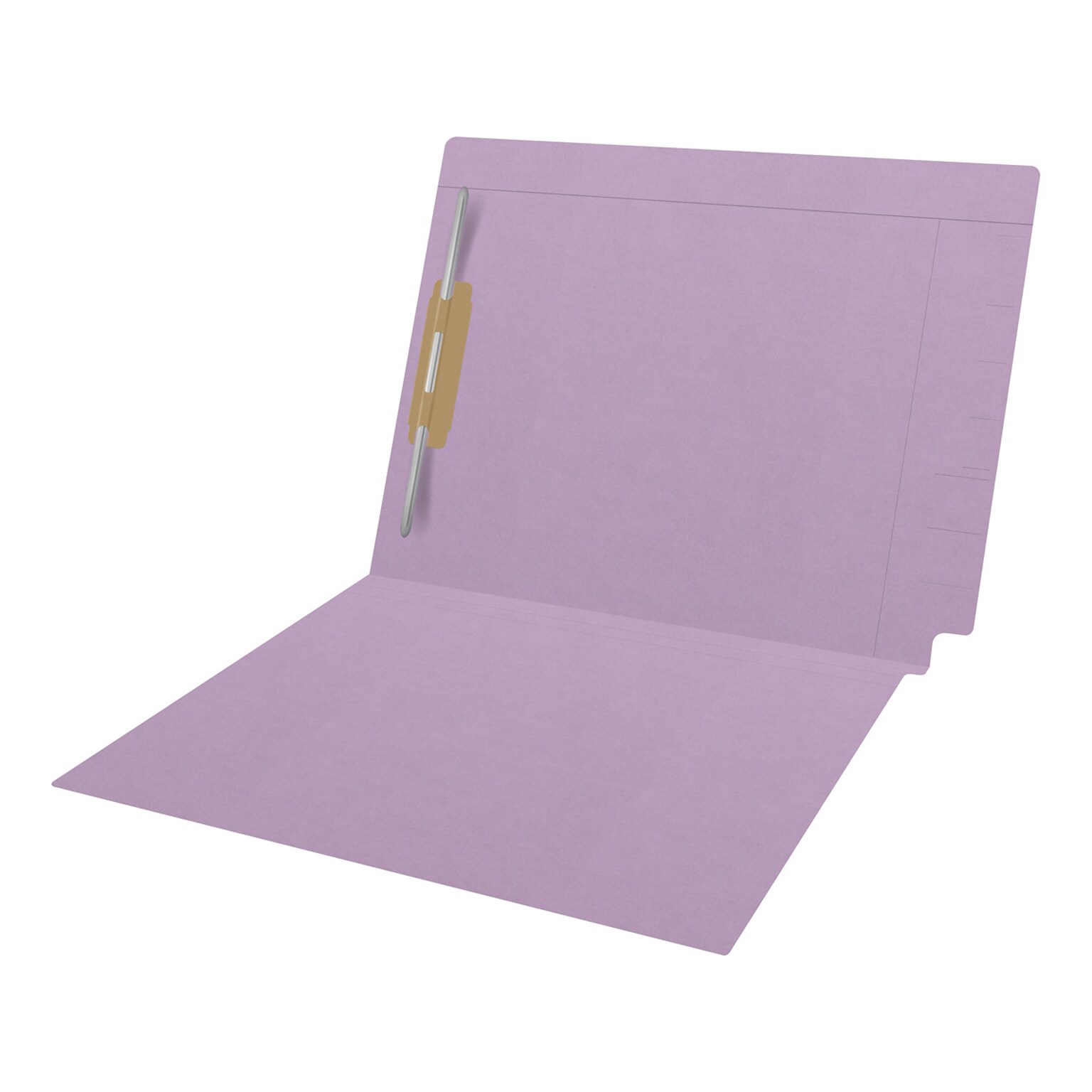 Medical Arts Press Reinforced Classification Folder, 1 3/8 Expansion, Letter Size, Lavender, 50/Box (S-09483-LAV)