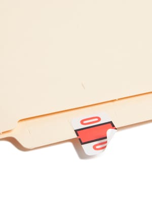 Smead BCCRN Color Coded Numeric Labels - 0-9, 1.25" x 1", Assorted Colors, 500/Roll (67380)