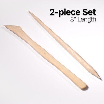DAS Hardwood Modeling Clay Tools, 2/Set, 3 Sets/Bundle (DASF345000-3)