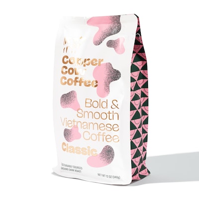 Copper Cow Coffee Classic Vietnamese Ground Coffee, 12 oz. (CCW02253)