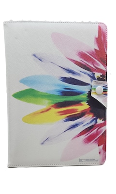 Linsay Octa Core 10.1" Tablet, 4GB RAM, 128GB Storage, Android 13, Bundled with Rainbow Marble Case and Stylus Pen