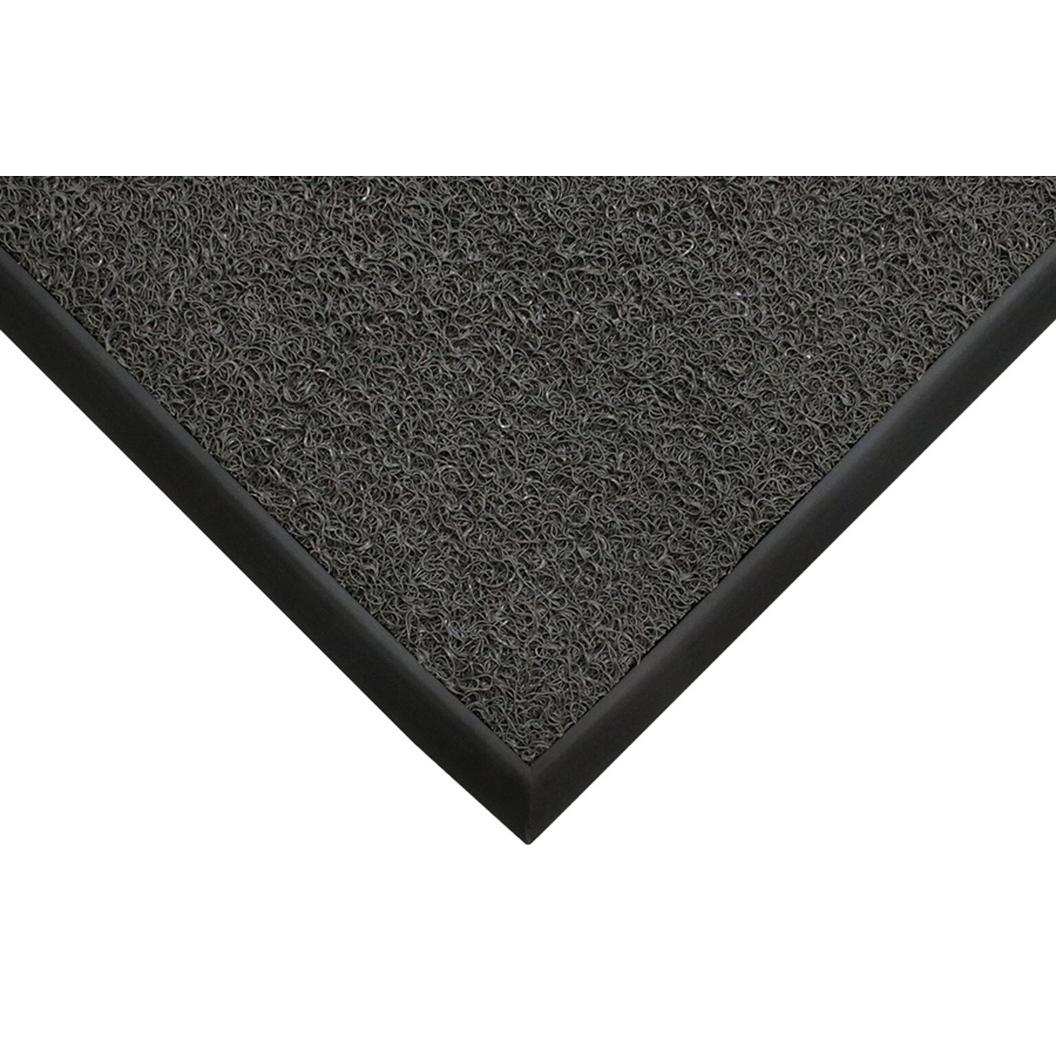M + A Matting Frontier Commercial Outdoor Wiper/Scraper Entrance Floor Mat, 4 x 6, Dark Grey (437146908)