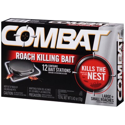 Combat Roach Killing Bait Stations for Roaches, 12/Box (DIA05701)