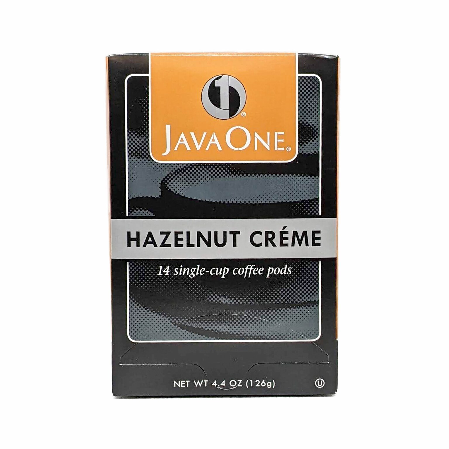 JavaOne Hazelnut Crème Coffee Soft Pods, Light Roast, 84/Carton (JTC70506CT)