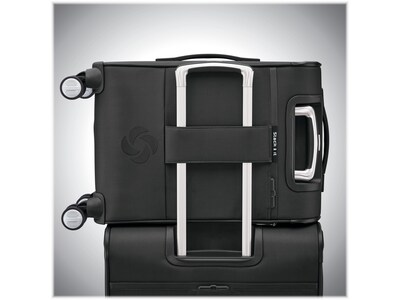 Samsonite SoLyte DLX Polyester Carry-On Luggage, Midnight Black (123567-1548)