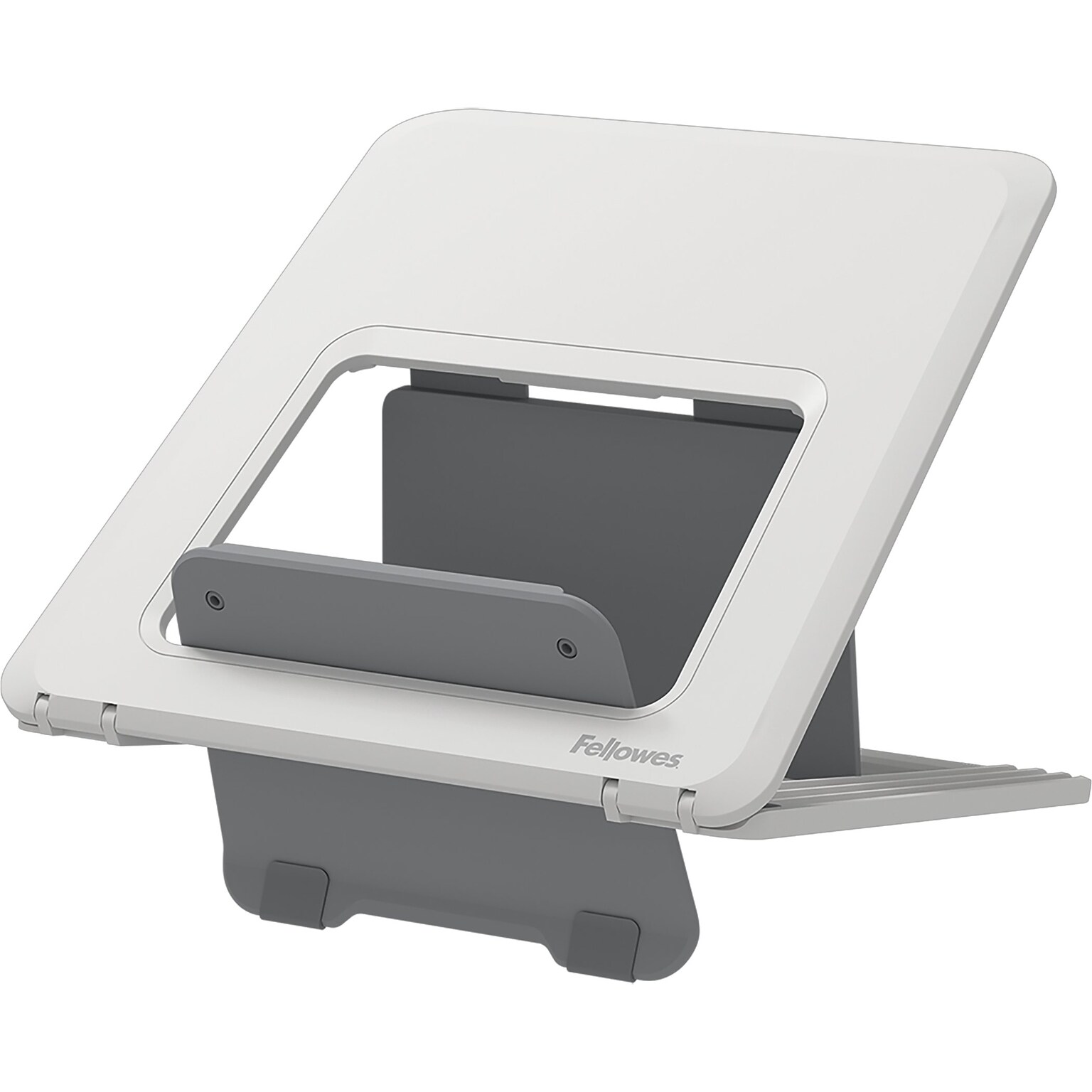 Fellowes Breyta Collection 9.25 x 10.55 Adjustable Plastic Laptop Stands, White (100098501)