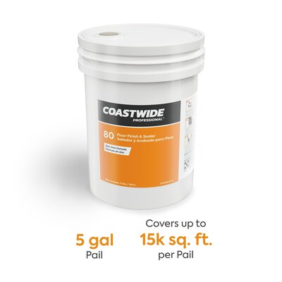 Coastwide Professional™ 80 Floor Finish and Sealer, 5 gal./18.9L (CW800005-A)