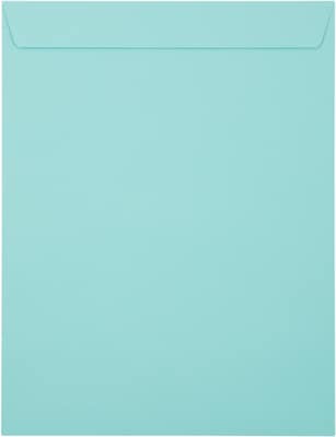 JAM Paper Self Seal Catalog Envelope, 10" x 13", Blue, 25/Pack (31287539)