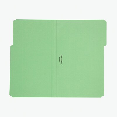 Pendaflex File Folder, Straight Cut, Assorted, Legal Size, Bright Green, 100/Box (153 1/3 BGR)