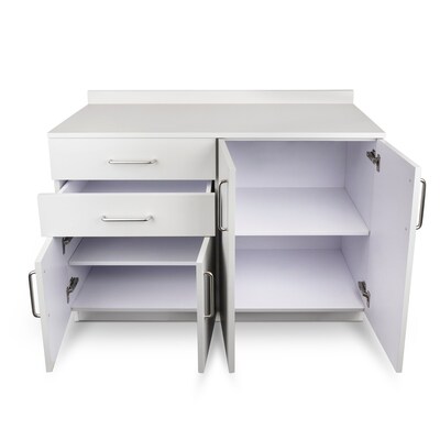 Viva Comfort 36.32"H x 48"W Exam Room Medical Cabinet, 4-Doors, 2-Drawers, Gray (ADI902-B-48-N-GRY)