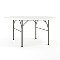 Flash Furniture Scarborough Folding Table, 60.5 x 60.5, White (DAD154Z)