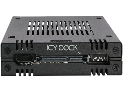Icy Dock ExpressCage 2.5" External SATA/SAS Hard Drive Enclosure, SSD/HDD, Black (MB741SP-B)