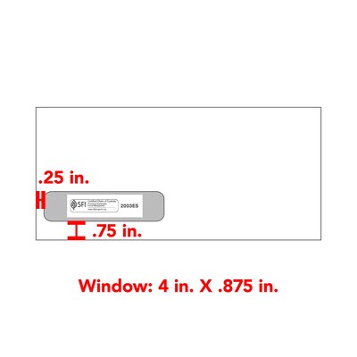 ComplyRight ADA Self-Seal Envelope (2003ES)