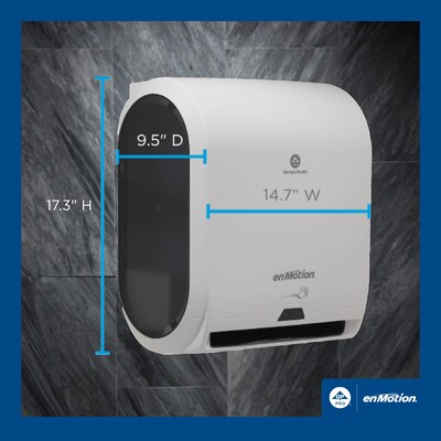 enmotion enMotion Hardwound Paper Towel Dispenser, White (59407A)