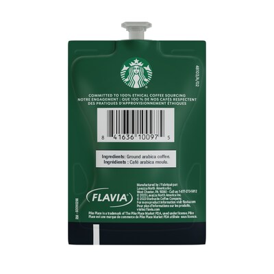Starbucks Pike Place Coffee Flavia Freshpacks, Medium Roast, 76/Carton (MDR01038)