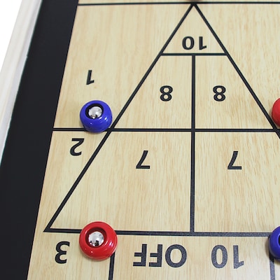YardGames Curling and Shuffleboard Tabletop Game Set, Multicolored (CURLING-001)