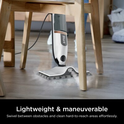 Shark SteamSpot Steam Mop with Steam Blaster, White/Copper (S2001)